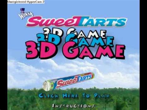 sweet tarts 3d game